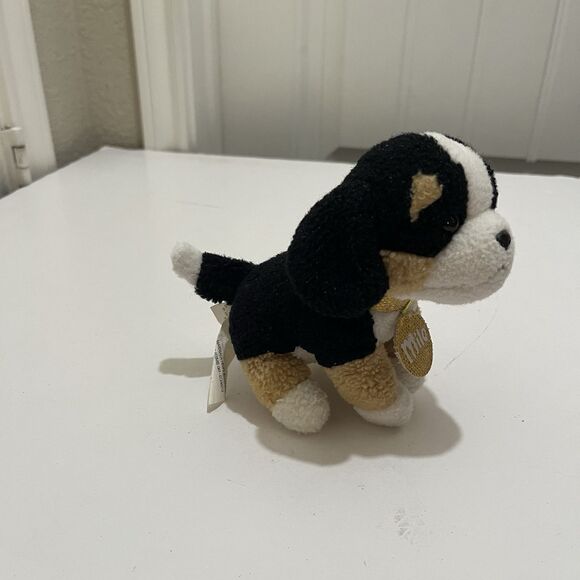 Justice Pet Shop Milo Bernese Mountain Dog Plush Stuffed Animal Brown Blk White - Picture 2 of 7